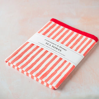 Block-Printed Tea Towel