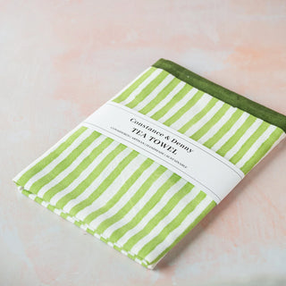 Block-Printed Tea Towel