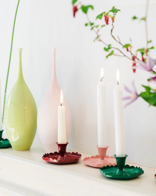 Scalloped Candlestick Holder