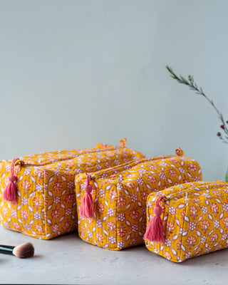 Cosmetic Bag - Nectar Petal