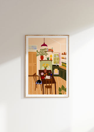 Cosy Cottage Art Print