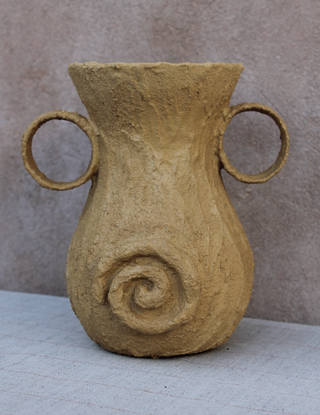 Cotswold Honey Swirl Vase