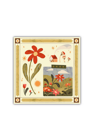 Cottage Life Glossy Sticker