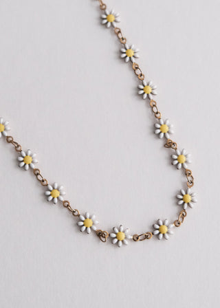 Daisy Necklace - Gold