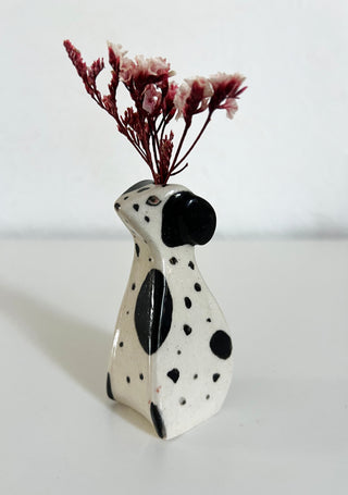Dalmatian Dog Vase