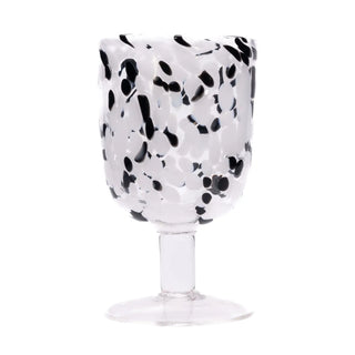 Dalmatian Print Wine Glass