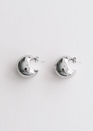 Diana Stud Earrings Silver