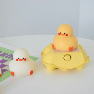 Yellow Baby Duck Candle