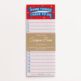 Dumb Things Note Pad