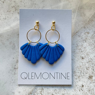 Fitzgerald Earrings - Cobalt Blue
