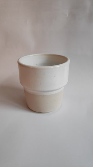 Stackable flat white cup