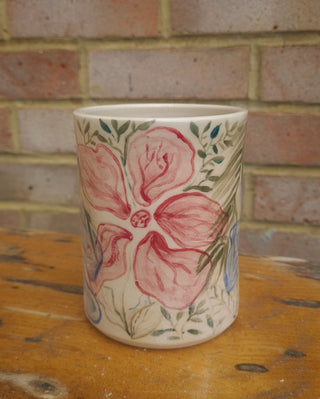 Cylinder Vase - Floral