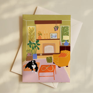 Fluffy Dog Card
