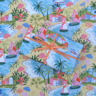 French Riviera wrapping paper