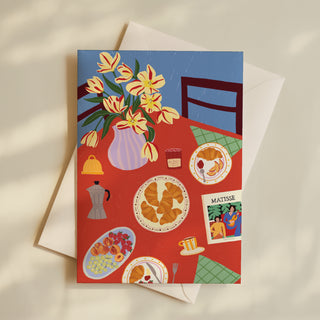 French Breakfast Card