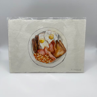 Fry up  A5 original painting