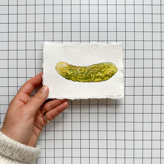 Gherkin A7 original painting