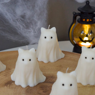 Ghost Cat Candle