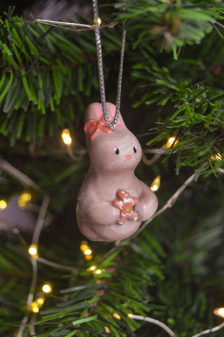Christmas Bauble - Gingerbread Bunny
