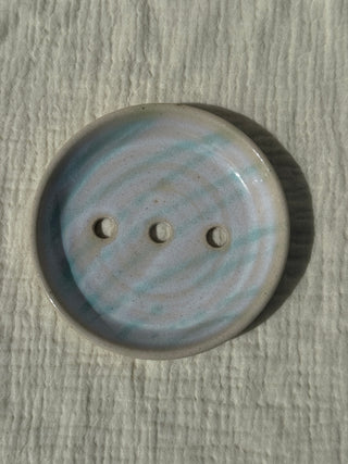 Circular Ceramic Soap Dish