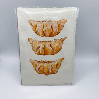 Gyozas A5 original painting