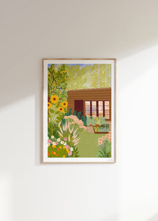 Home Garden Art Print