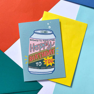 Hoppy Birthday card