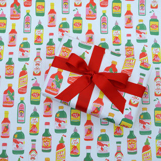 Hot Sauce Wrapping Paper