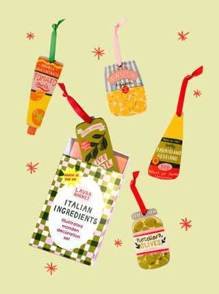 Italian Ingredients Decoration Gift set