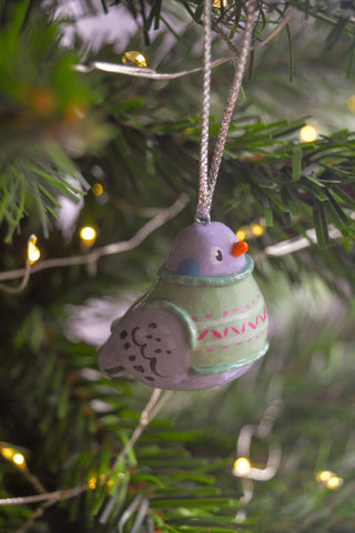 Christmas Bauble - Jumper Pigeon