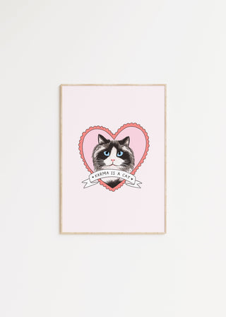 Karma is a Cat Print