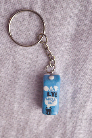 Keyring - Oat Milk