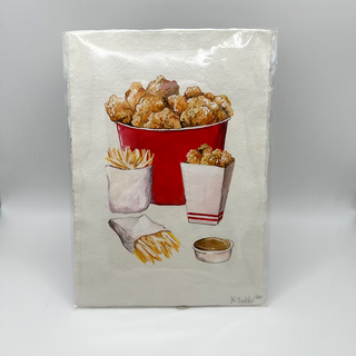 KFC bucket A5 original painting