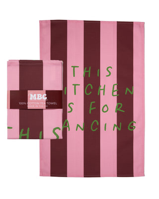 This Kitchen Is For Dancing Tea Towel