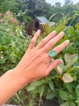 Large Seaglass Ring