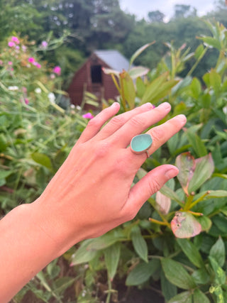 Large Seaglass Ring