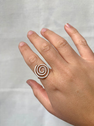 Large spiral ring