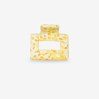 Small Hair Clip - Lemon Dot