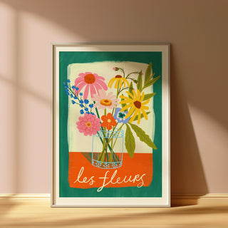 Les Fleurs Art Print