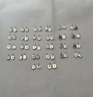 Silver Letter Charm