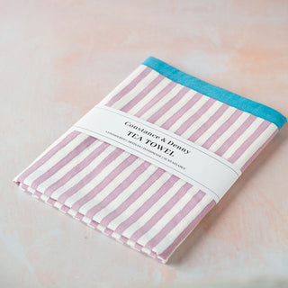 Block-Printed Tea Towel