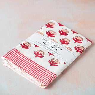 Block-Printed Tea Towel