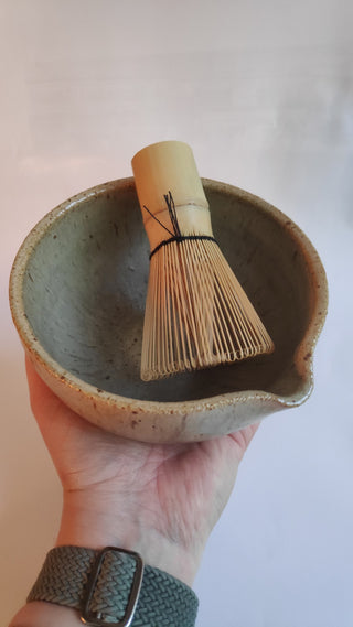 Matcha bowl - forest green