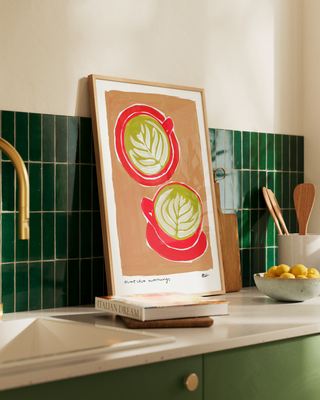 Matcha Mornings Print