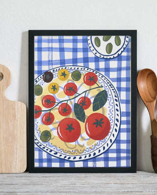 Mediterranean Tomatoes A4 print