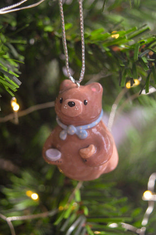 Christmas Bauble - Mince Pie Bear