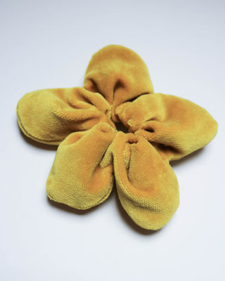 Mini flower scrunchie - Velvet