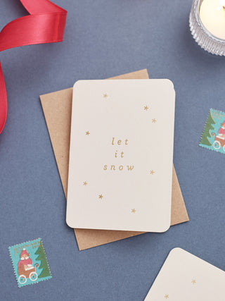 Let It Snow Mini Card