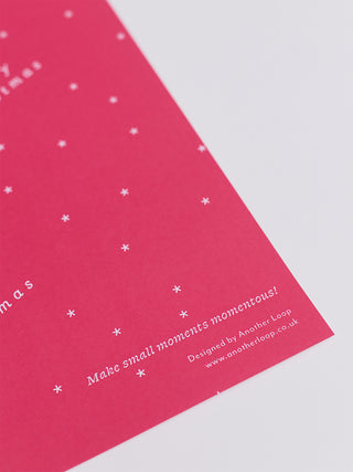 Merry Christmas Typed Tidings Wrapping Paper