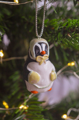 Christmas Bauble - Mittens Penguin